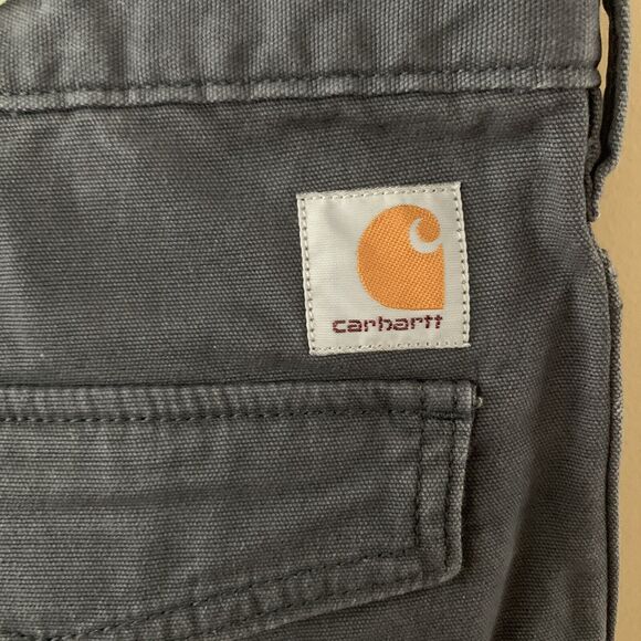 Carhartt Mens Shorts Size 44 IRR Gray Cargo Pockets Work Relaxed Fit A3 - Picture 4 of 5